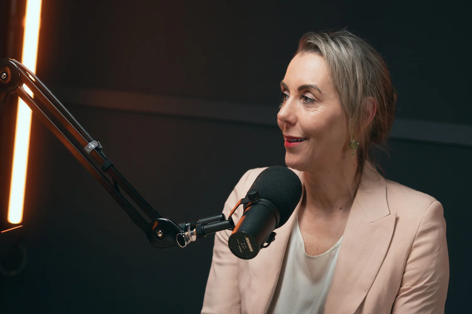 Podkast studio opptak